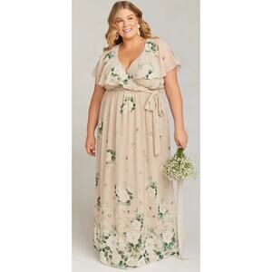 EUC Show Me Your Mumu Audrey Maxi Dress in Bouquet Toss Size 1X